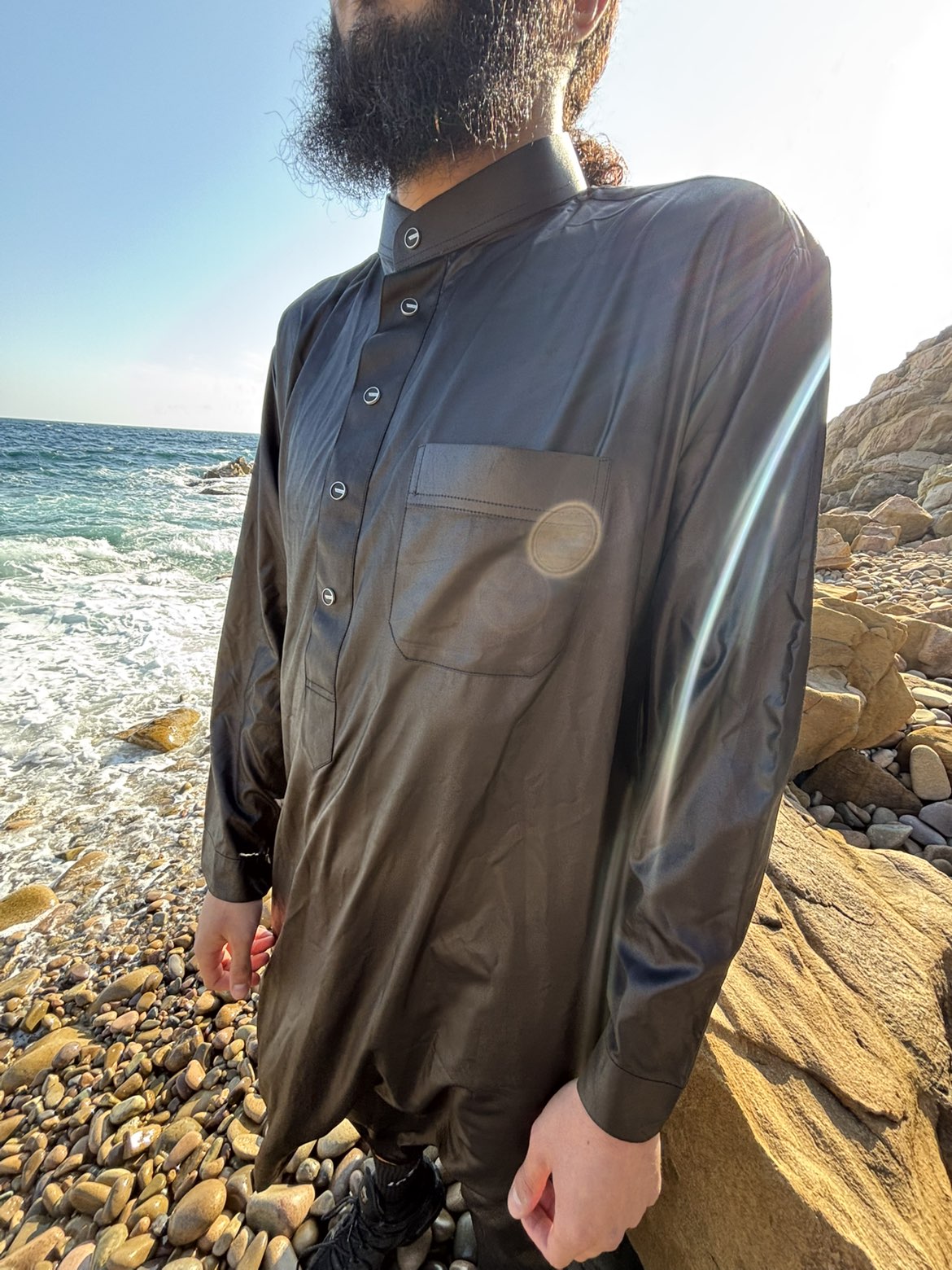 Qamis Al-Madina Noir